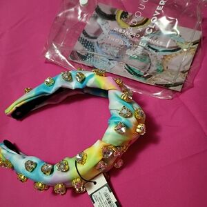 Lele Sadoughi Multicolor Gem Headband